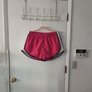 Neon Pink 3in Inseam Athletic Shorts with built-in underwear from Nike - XL